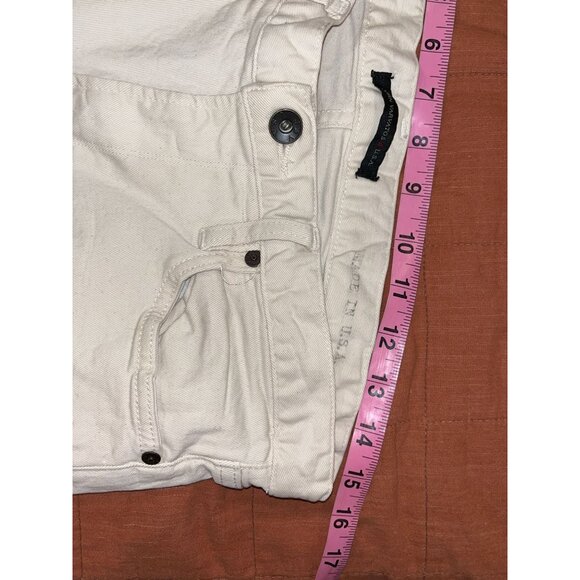 John Varvatos Womens Beige Slim Fit Jeans Size 30 Cotton Denim Casual Pants - Picture 5 of 9